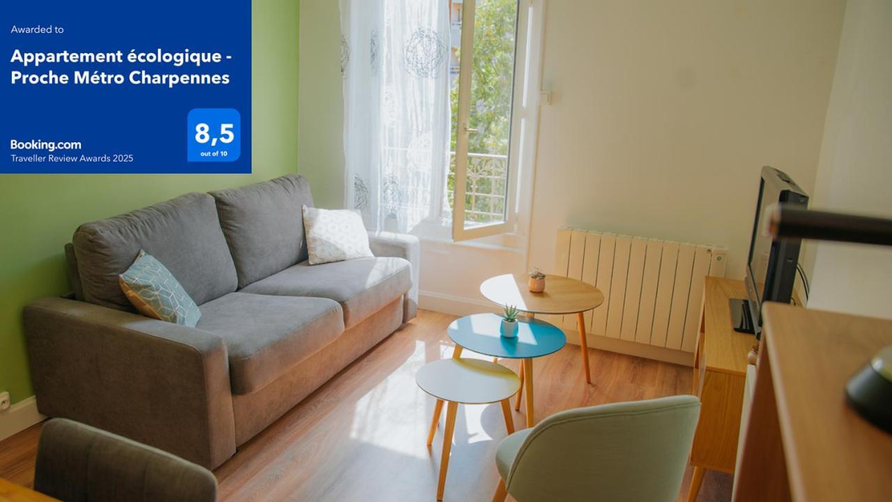 Appartement Ecologique - Proche Metro Charpennes Villeurbanne Luaran gambar
